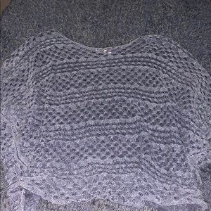 Sweater poncho
